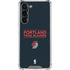 NBA Portland Trail Blazers Standard - Black Galaxy S24 FE Clear Case